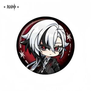 [#FuwaAutumnSale] Badge Arlecchino Q Version