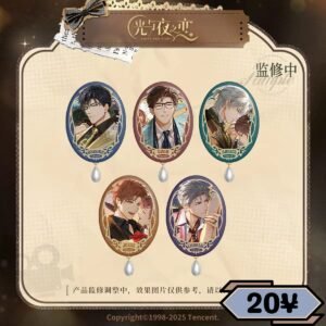 [LIMITED RERUN] Light and Night Movie & Love Series: Oval Badge With Charm