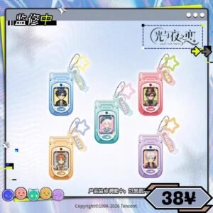 [LIMITED] Light and Night Millennium Time Zone Series: Faux Flip Phone Acrylic Charm