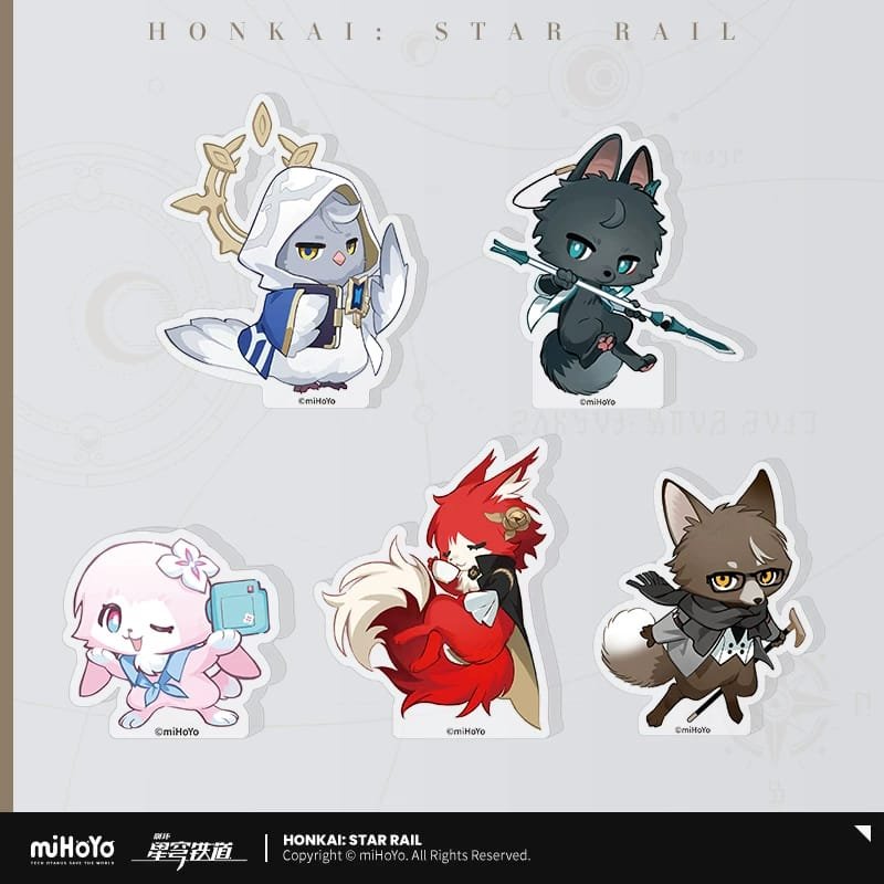 Honkai Star Rail Fluffy Across The Blue Series: Mini Acrylic Standee - Image 4