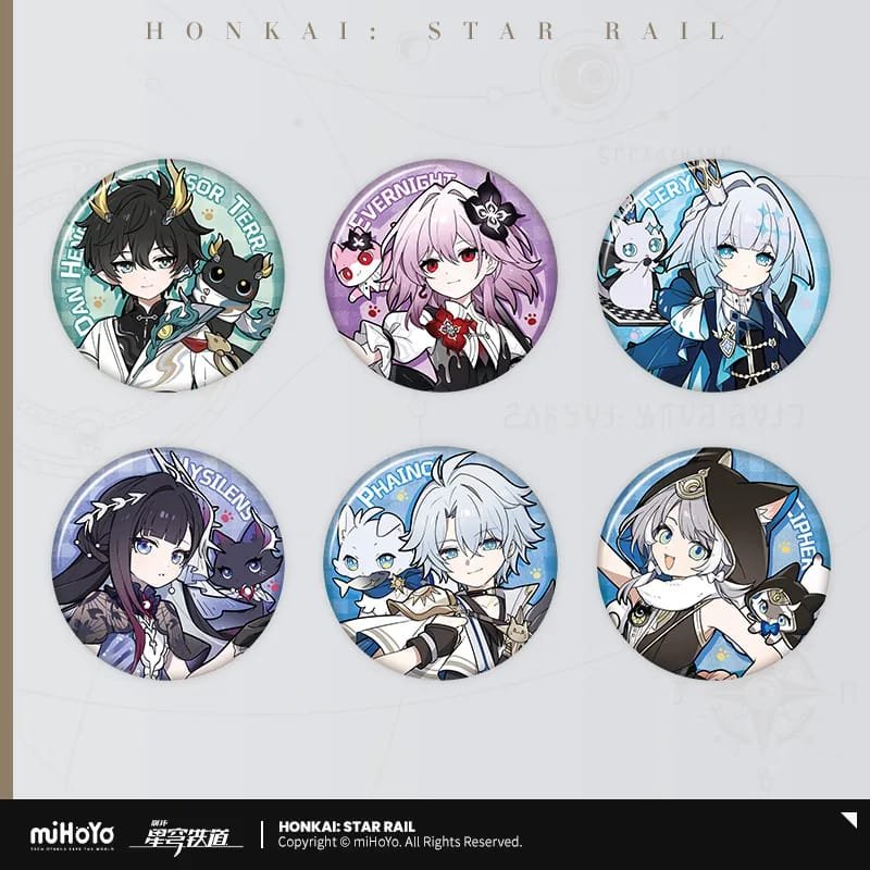 Honkai Star Rail Little Miao Series: Badge