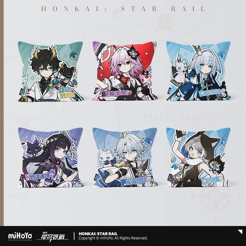 Honkai Star Rail Little Miao Series: Pillow Cover