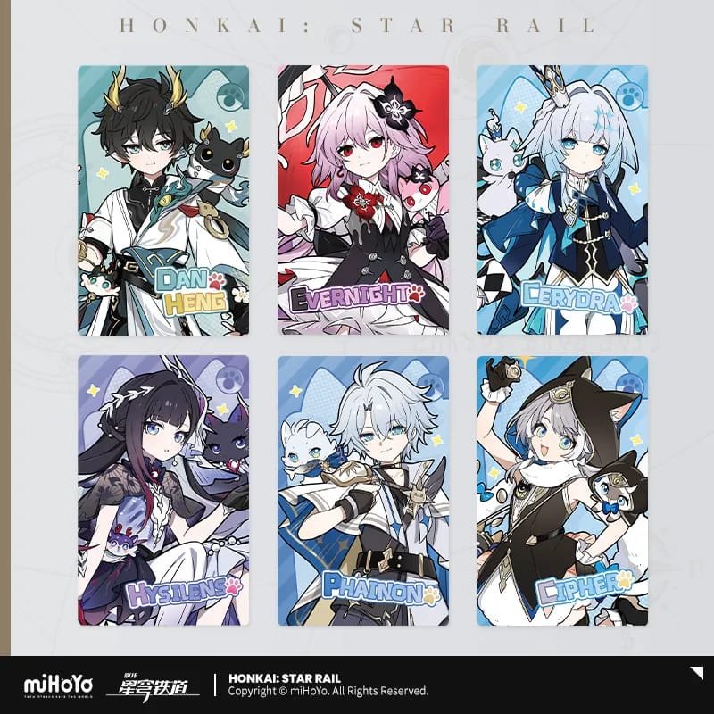 Honkai Star Rail Little Miao Series: Laser Card