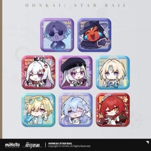 Honkai Star Rail Pom-Pom Gallery Series: Q Version Square Badge